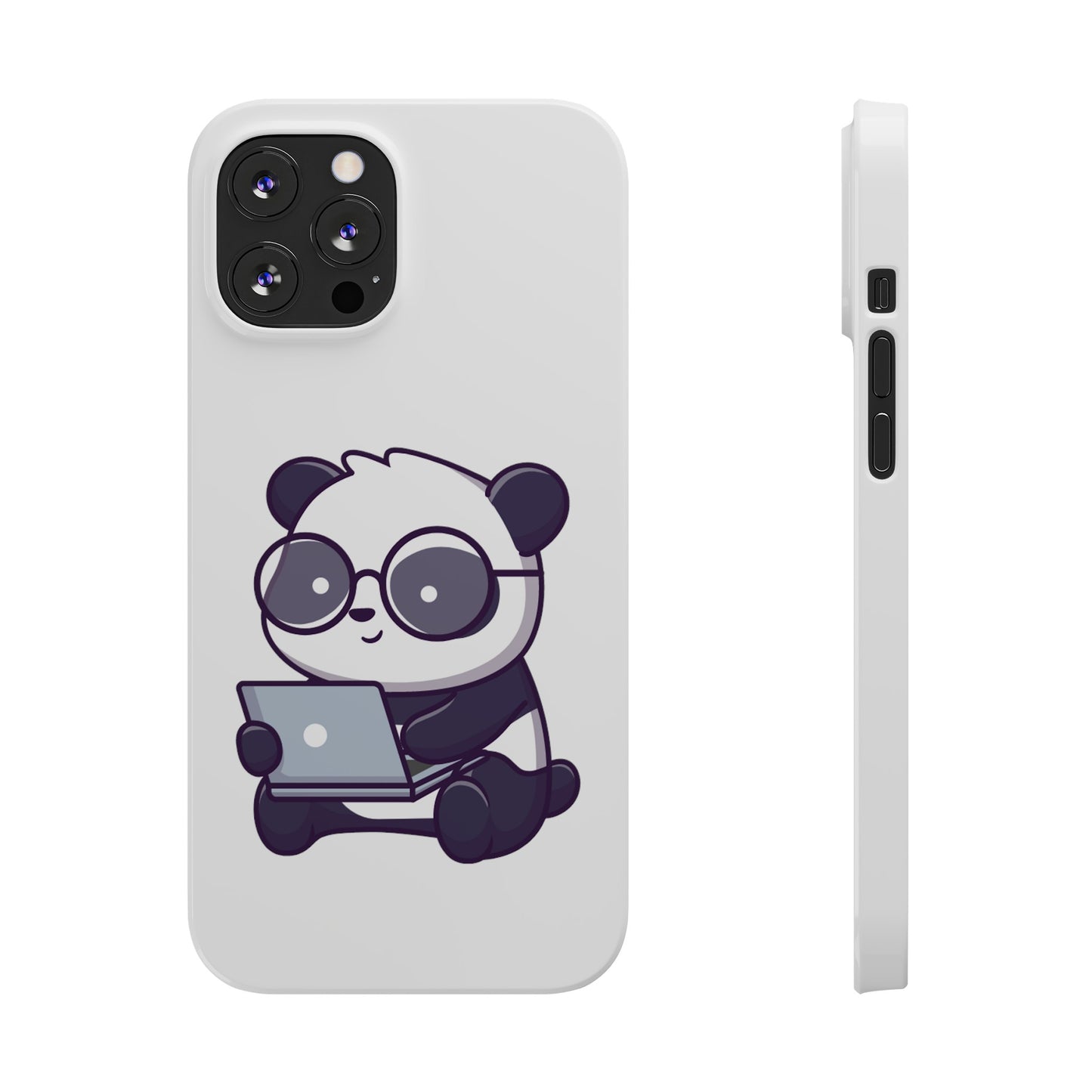 Productive Panda Slim Phone Cases