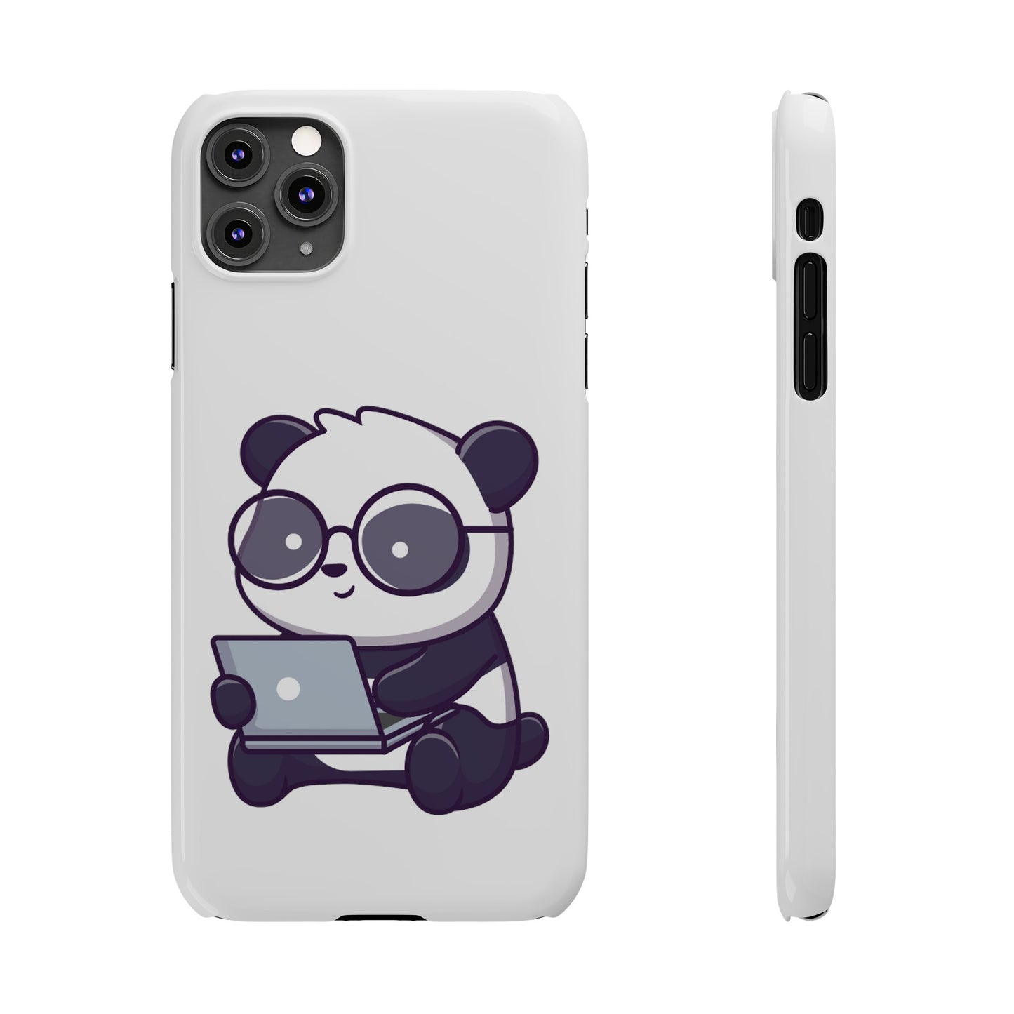 Productive Panda Slim Phone Cases