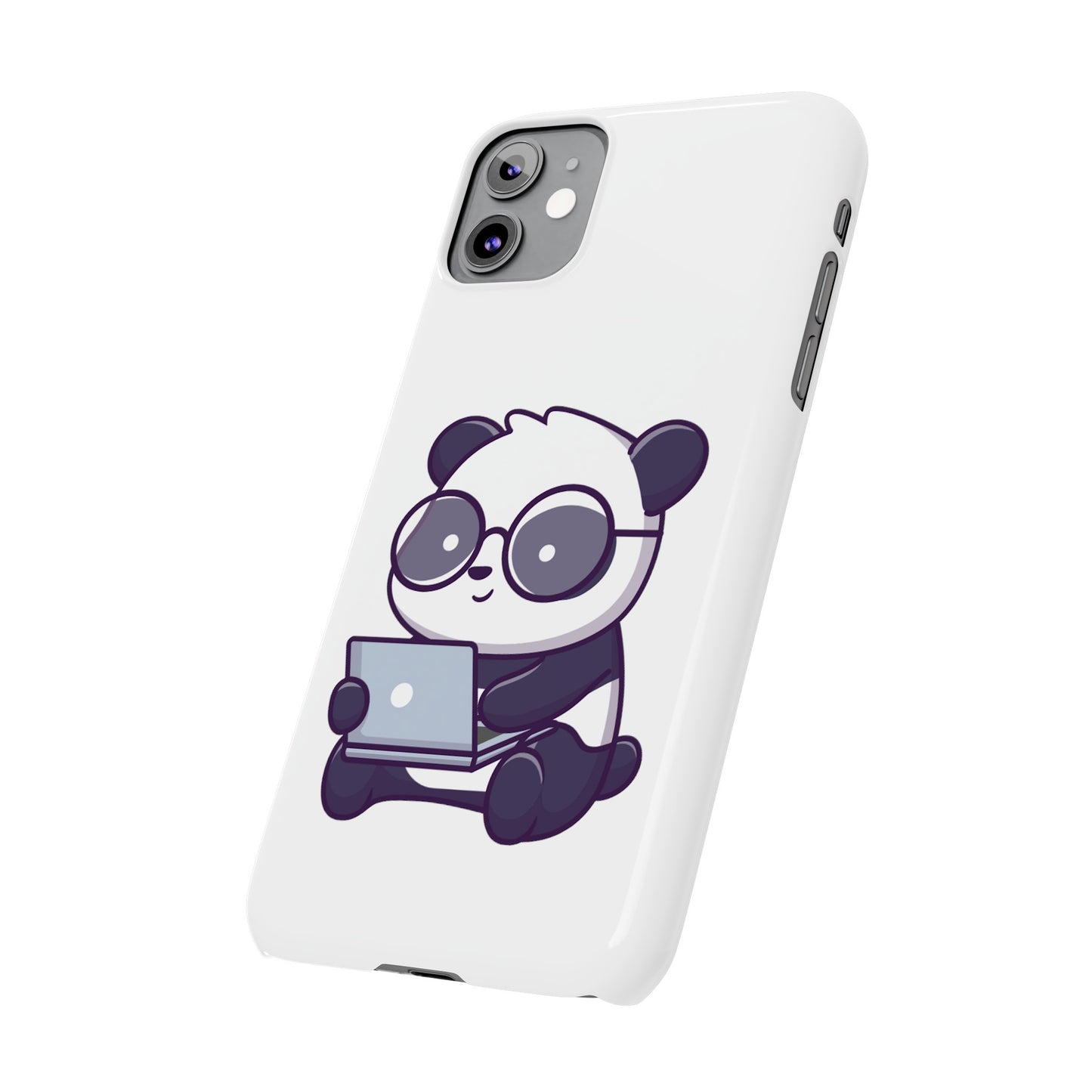 Productive Panda Slim Phone Cases