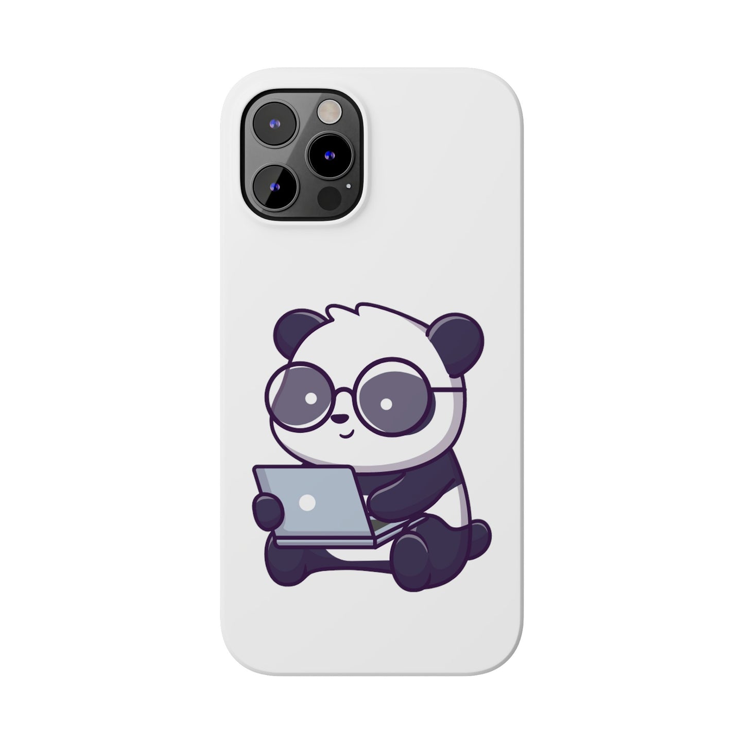 Productive Panda Slim Phone Cases