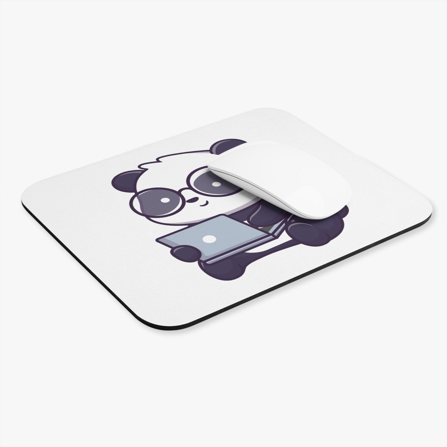 Productive Panda Rectangle Mouse Pad