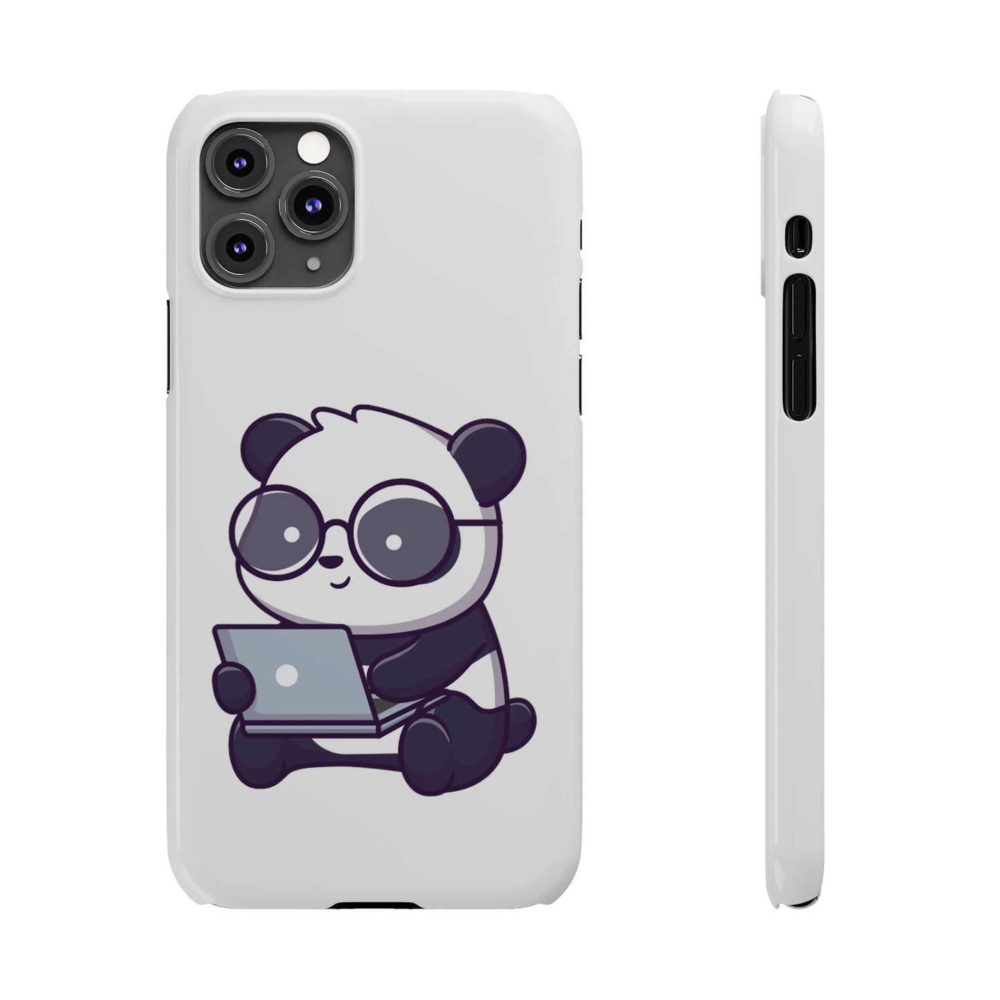 Productive Panda Slim Phone Cases