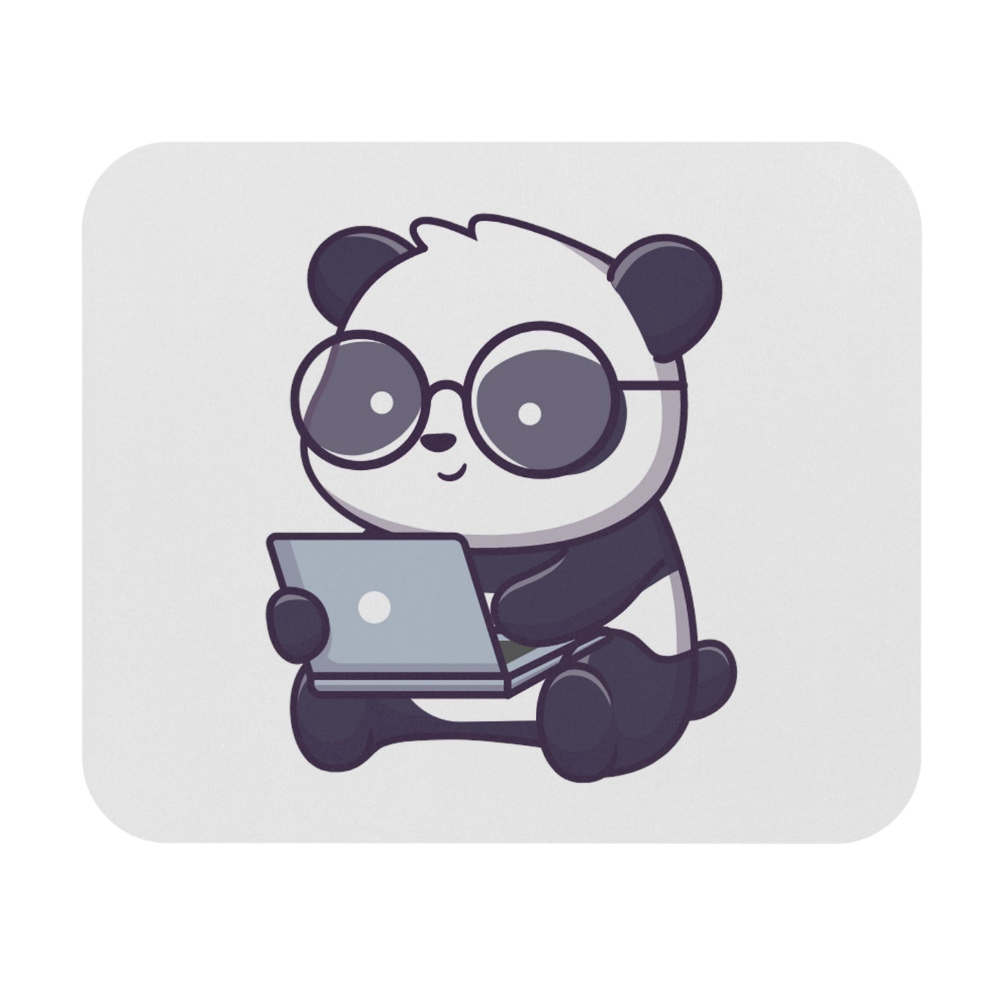 Productive Panda Rectangle Mouse Pad